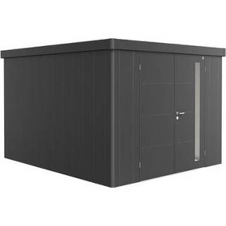 👉 Grijs donkergrijs metallic Biohort berging Neo 4C dubbeldeurs 292x348x222cm 9003414860148