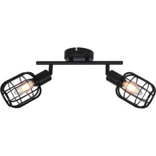 👉 Zwart Brilliant plafondspot Spacid 2xE14 4004353378904