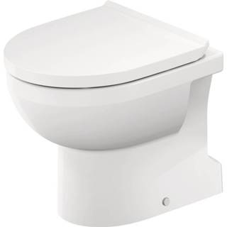 👉 Afvoer wit Duravit No.1 staand toilet diepspoel en rimless verticaal 40 x 37 56 cm, hoogglans