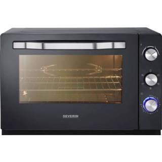 👉 Severin TO 2066 Mini-oven Met handmatige temperatuursinstelling, Timerfunctie, Kabelgebonden, Met pizzasteen, Convectiefunctie 60 l