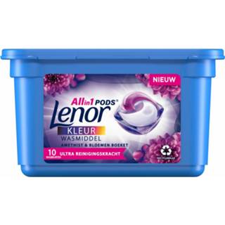 👉 Wasmiddel active 6x Lenor All-in-1 Pods Amethist&Bloemen Boeket 10 stuks 8006540552575