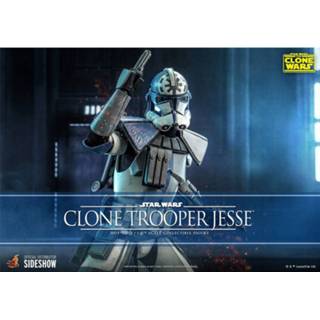 👉 Hot Toys Star Wars The Clone Action Figure 1/6 Trooper Jesse 30cm 4895228609953