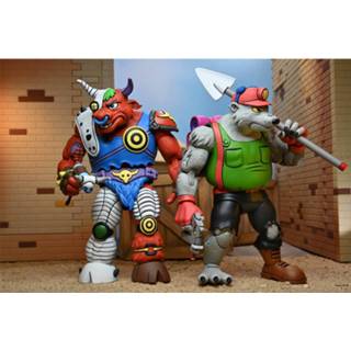 👉 TMNT Cartoon Dirtbag and Groundchuck 2-Pack 7 Inch Scale Action Figures Teenage Mutant Ninja Turtles