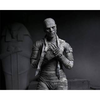 👉 Zwart wit NECA Universal Monsters The Mummy Black and White Version Ultimate 7 Inch Scale Action Figure
