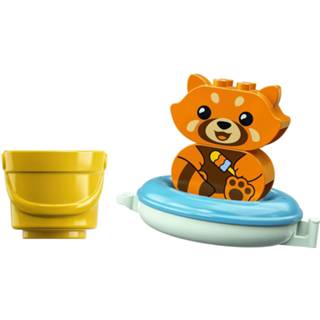 Rood unisex baby's LEGO DUPLO Bath Time Fun: Floating Red Panda Baby Toy (10964) 5702017153582