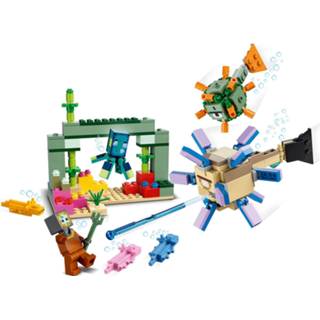 👉 Unisex LEGO Minecraft: The Guardian Battle Underwater Fish Set (21180) 5702017156590