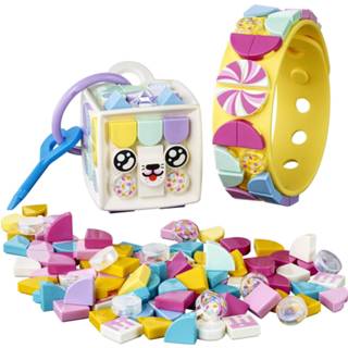 Lego DOTS Candy Kitty Bracelet Bag Tag Craft unisex 41944 Armband unisex LEGO DOTS: Candy Kitty Bracelet & Bag Tag Craft Set (41944) 5702017156125