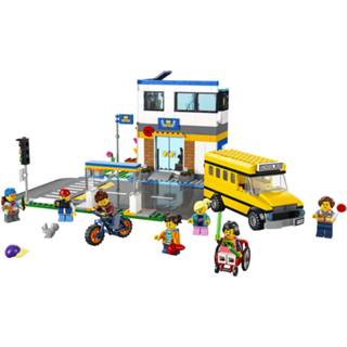 👉 Unisex LEGO My City: School Day Bus Toy & Road Plates (60329) 5702017161594