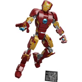 👉 Unisex mannen LEGO Marvel Iron Man Figure Building Toy, Infinity Saga (76206) 5702017154213