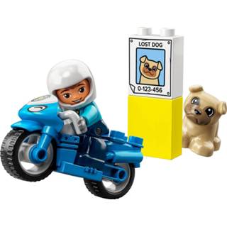 👉 Unisex LEGO DUPLO Rescue Police Motorcycle Toy for Toddlers (10967) 5702017153636