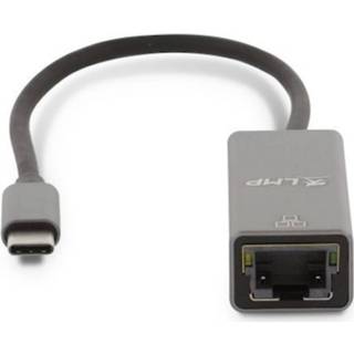 👉 Ethernetadapter grijs active LMP - USB-C naar Gigabit Ethernet Adapter Space Gray 7640113431921