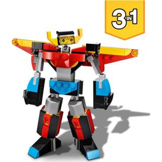 👉 Unisex LEGO Creator: 3in1 Super Robot, Dragon, Jet Plane Toy (31124) 5702017117461