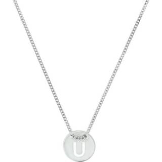 👉 Halsketting zilveren active Gourmet Collier met Letter U