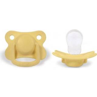 👉 Speen meisjes geel Filibabba Fopspeen +6 maanden Bleke banaan, 2 stuks 5712804013777