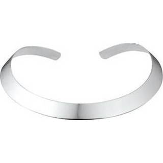 👉 Hals ketting zilver active vrouwen Brede Spang Dames Collier van