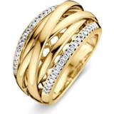 👉 Fantasie ring diamant active Excellent Jewelry Geelgouden met Rijen
