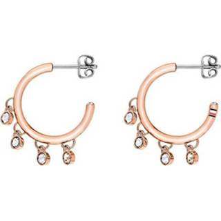 👉 Oorsteker active Tommy Hilfiger Roségoudkleurige Oorstekers met Zirkonia Hangers