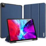 👉 Unicolor unisex blauw kunstleer Domo Bookcase voor de iPad Pro 12.9 (2020) - Donkerblauw 6934913066843