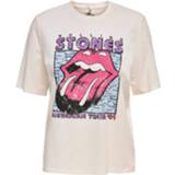 👉 L vrouwen camel Only onlrolling stones boxy s/s top box 5715224458289