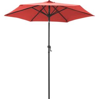 👉 Parasol aluminium terracotta active 200x211 cm 8719883745367