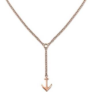 👉 Halsketting active Tommy Hilfiger Roségoudkleurig Collier met Anker Hanger 7613272235211