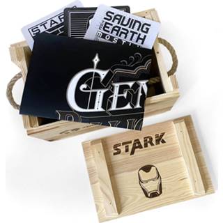 👉 Poster mannen Iron Man Stark Industries Ammo Crate with Tony Poster, Art Cards & Blu-ray storage 5060440701641