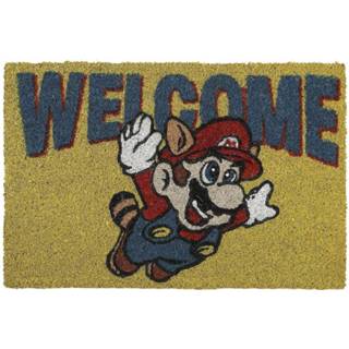 👉 Deurmat unisex Hoofdmateriaa PVC meerkleurig Super Mario - Welcome 5050293851570