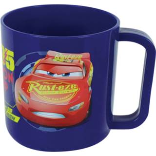👉 Drinkbeker kunststof kinderen drinkbeker/mok Disney Cars 350 ml