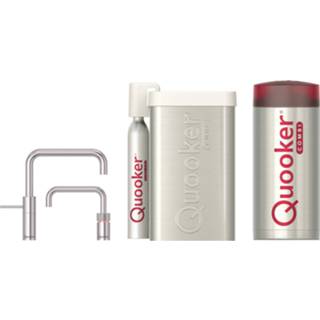 👉 Quooker Cube Nordic Square Twintaps Chroom (keuze uit 3 boilers)