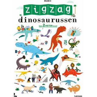 👉 Dinosaurus active Uitgeverij lannoo zigzag dinosaurussen 9789401484367