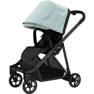 👉 Kinderwagen zwart blauw foam banden zwenkwielen voor stad Alaska Blue kinderen Thule Shine Black / 872299049189