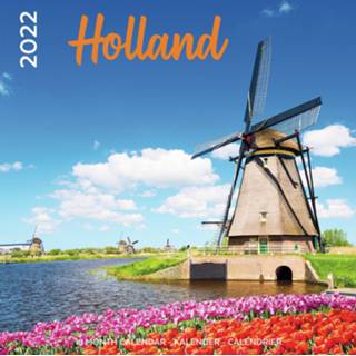 👉 Kalender multi papier Landen 2022 Holland 30 cm