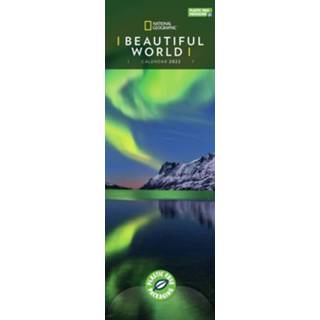 👉 Kalender multi papier Bezienswaardigheden 2022 Beautiful World National Geographic 15 x 42 cm