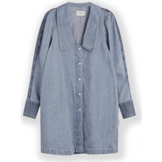 👉 Blousejurk denim vrouwen blauw 'Larisa' 5713690276802