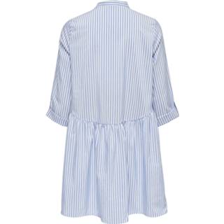 👉 Blousejurk katoen vrouwen blauw 'Ditte' 5715218315383