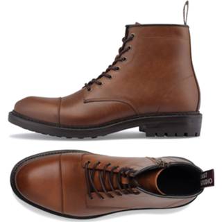 👉 Veterboots leer mannen bruin 'Angus' 5714775107622