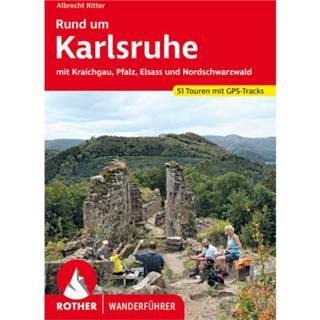 👉 Wandelgids Bergverlag Rother - Rund Um Karlsruhe 1. Auflage 2021 9783763345854