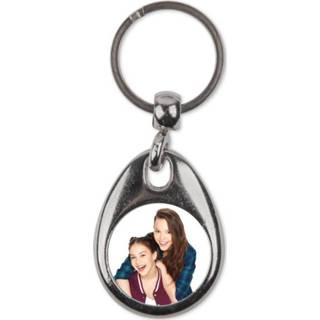 👉 Sleutel hanger Sleutelhanger met foto - Rond Dubbelzijdig bedrukt 4251217115698