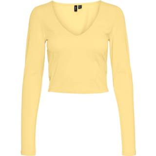 👉 Shirt jersey l vrouwen geel 'Maxi' 5715215743127