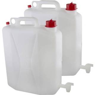 👉 Jerrycan 2x stuks voedselgeschikte jerrycan/watertank met tap 25 liter