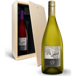 👉 Wijn pakket Wijnpakket met bedrukt etiket - Salentein Pinot Noir en Chardonnay 4250891802856