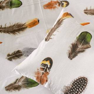 👉 Charm & Co Dekbedovertrek Feathers-Lits-jumeaux (240 x 200/220 cm)