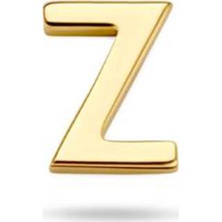 👉 Oorknop gouden active 14K Letter Z