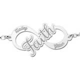 👉 Names4ever Faith Infinity Armband van Zilver