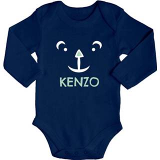 👉 Rompertje Romper bedrukken - Lange mouw Navy 62/68 4251217113199