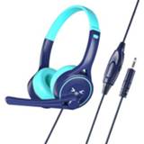 👉 Headset blauwgroen active SOYTO SY-G30 Online Class Computer Headset, Plug: 3.5mm (blauwgroen)