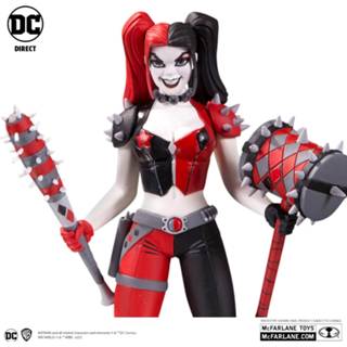 👉 Rood wit zwart DC Collectibles Harley Quinn: Red White & Black Statue - Quinn by Amanda Conner 1649955855687