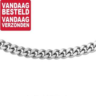 👉 Halsketting active Gourmet Collier van Gepolijst Edelstaal | Lengte 45cm