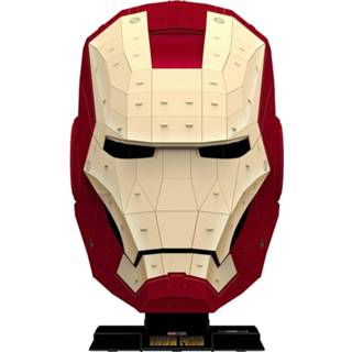 👉 Helm unisex mannen Marvel Studios: Iron Man Helmet Paper Core 3D Puzzle Model 5056015085544