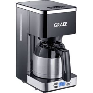 👉 Koffiezetapparaat zwart Graef FK 512 Capaciteit koppen: 8 Thermoskan, Timerfunctie, Display 4001627020972